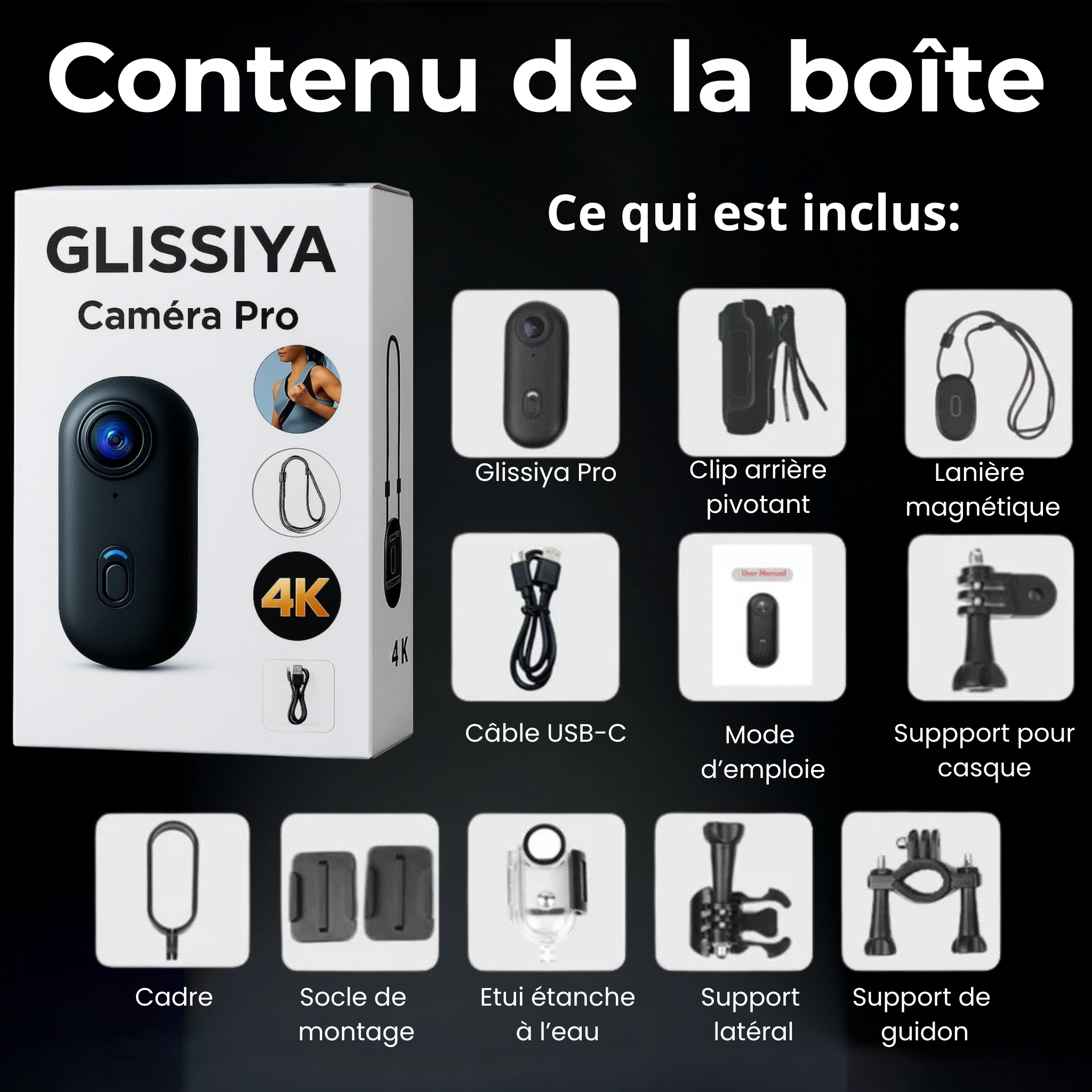 Glissiya Pro - Caméra